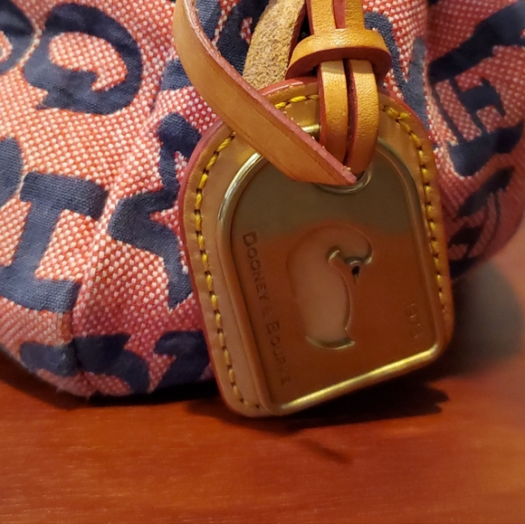 Dooney & Bourke Blue and Pink Satchel - Picture 12 of 12